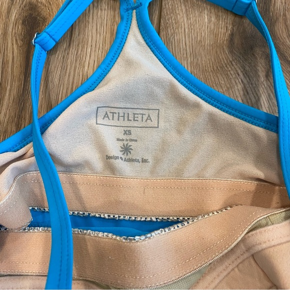 Athleta Bora Bora Shorebreak Swim Beaxh Dress - XS - Blue - Picture 5 of 7